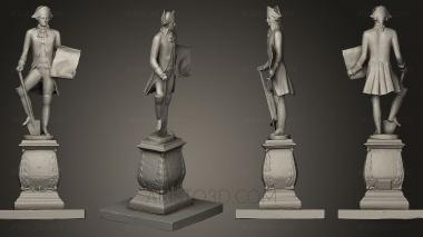 Statues of famous people (STKC_0163) 3D model for CNC machine